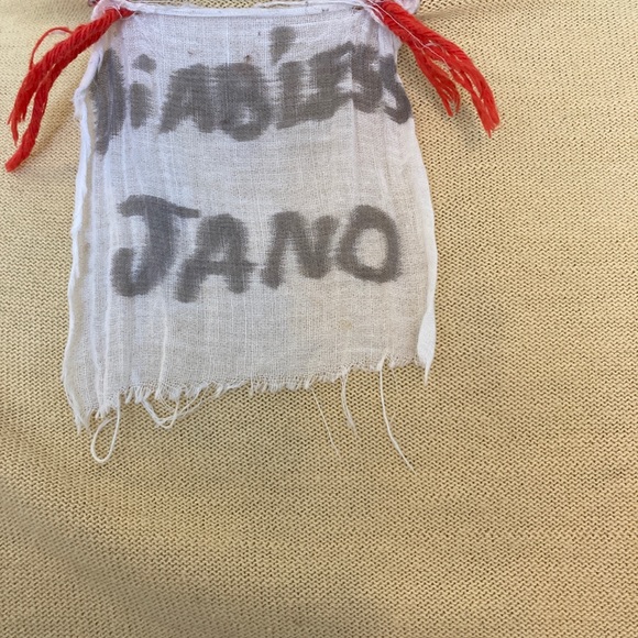 Diab’less Naples yellow Beaded sweater Size M - Picture 6 of 7